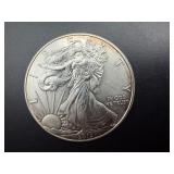2015 Beautiful Toned Uncirculated 1 Oz. Silver American Eagle