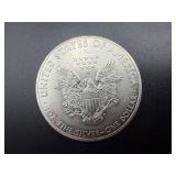 2015 Beautiful Toned Uncirculated 1 Oz. Silver American Eagle