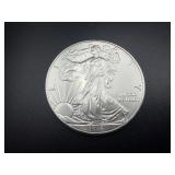 2016 Beautiful Toned Uncirculated 1 Oz. Silver American Eagle