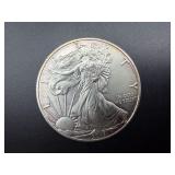 2017 Beautiful Toned Uncirculated 1 Oz. Silver American Eagle