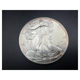 2017 Beautiful Toned Uncirculated 1 Oz. Silver American Eagle