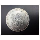 2017 Beautiful Toned Uncirculated 1 Oz. Silver American Eagle