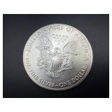 2017 Beautiful Toned Uncirculated 1 Oz. Silver American Eagle