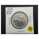 1925 Stone Mountain Commemorative Silver Half Dollar