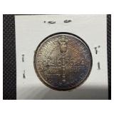 Better Date 1936 Toned Norfolk Commemorative Silver Half Dollar - Greysheet Wholesale Price for an XF40 is $215