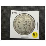 Semi-Key Date  1903-S Silver Morgan Dollar