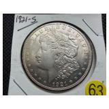 1921-S Silver Morgan Dollar