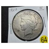 1922 Silver Peace Dollar
