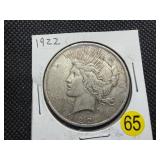 1922 Silver Peace Dollar