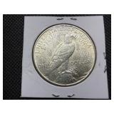 1922 Silver Peace Dollar Marked MS when Purchased