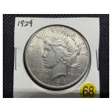 1924 Silver Peace Dollar