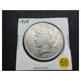 1924 Silver Peace Dollar
