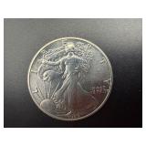 1989 Beautiful Uncirculated 1 Oz. Silver American Eagle