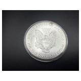 2018 Beautiful Uncirculated 1 Oz. Silver American Eagle