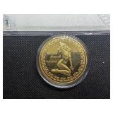Marilyn Monroe Medallion and 1 Gram Silver APMEX Sheet