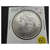 1902-O Silver Morgan Dollar Marked MS65 when Purchased - Greysheet Wholesale Value for an MS65 is $175