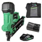 $479 Metabo HPT  18-Volt Cordless Brushless 30-34  Framing Nailer Kit