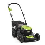 $349 Greenworks  20" 40-Volt Cordless Brushless Push Lawn Mower