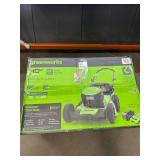 $349 Greenworks  20" 40-Volt Cordless Brushless Push Lawn Mower