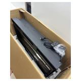 $529 Dimplex 34.25-in W Black Fan-forced Flat Wall Electric Fireplace with Remote Control Included