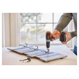 $136 BLACK+DECKER  20-Volt MAX  Cordless 3/8" Drill and 1/4" Impact Driver Combo Kit