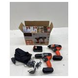 $136 BLACK+DECKER  20-Volt MAX  Cordless 3/8" Drill and 1/4" Impact Driver Combo Kit