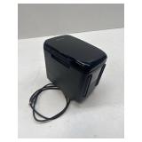 Emerson EFC-5000 Portable Mini Fridge Cooler for 6 Cans, Compact 4L Capacity, Lightweight Design, AC/DC Power Compatibility, and Removable Shelf   Perfect for Home, Office, Dorms, and Travel, Black