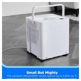 $300 Midea Cube 50-Pint Smart Control Dehumidifier for Rooms Up to 4,500 Sq. Ft. with Built-In Pump, Drain and Hose, Energy Star
