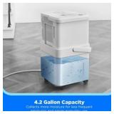 $300 Midea Cube 50-Pint Smart Control Dehumidifier for Rooms Up to 4,500 Sq. Ft. with Built-In Pump, Drain and Hose, Energy Star