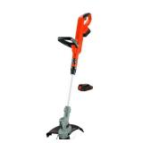 $120 BLACK+DECKER  20-Volt Cordless 12" String Trimmer & Edger
