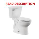 $259 American Standard Titan  2-Piece White Tall Elongated Toilet