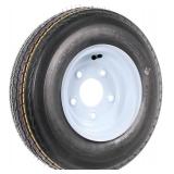 Trailer Tire On Rim 4.80-8 480-8 4.80 X 8 8 Inch Load Range C 5 Lug White Wheel -