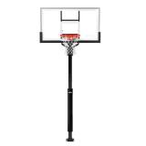 Spalding 60" Glass Screw Jack In-Ground Basketball Hoop - UNTESTED