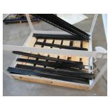 Adjustable Black/White Metal Frame Built to Fit Onto Pallets - Perfect for Projects