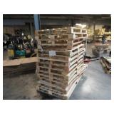 Pallet of 14 Oversized Wooden Pallets - XL and XXL