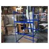 Adjustable Blue Metal Frame Built to Fit Onto Pallets - Perfect for Projects