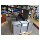 Pallet of Store Overstock and Ecommerce Product and Returns - Trash Cans