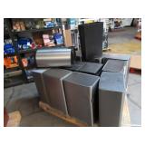 Pallet of Store Overstock and Ecommerce Product and Returns - Trash Cans