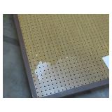 Giant Double Side Peg Board with Metal Frame - Damage in One Corner