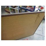 Giant Double Side Peg Board with Metal Frame - Damage in One Corner