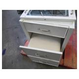 Universal Broadmoore Odessa Lift-top Vanity with LED Lighted Mirror - Needs TLC