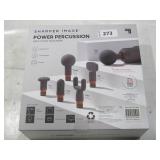 Power Percussion Deep Tissue Massager with 6 Attachments - Sharper Image Gun