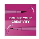 NEW Paper Mate Flair Felt Tip Pens, Medium and Dual-Brush Tip, Assorted Colors, 17 Count