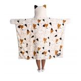 NEW Kids’ Plush Hooded Throw with Faux Fur Lining, 40" x 50" - Squishmallows