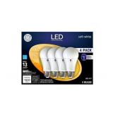 NEW GE Soft White LED 100W Equivalent General Purpose A19 Light Bulbs 4-Pack