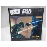 NEW Buffalo Games Interlocking Jigsaw Puzzle, 1000 pc. - Lightsaber Duel