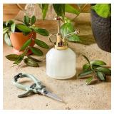 NEW Modern Sprout Gardening Shears and Glass Plant Mister Set - Pink