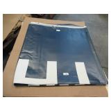 6′ x 23′ 9 oz. Black Vinyl Tarp w/ Advertisement – Reused Billboard – 9 mil Heavyweight Duty - A Grade