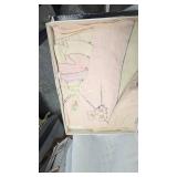 Geir Elevator Advertising, pictures, vintage Tablecloth
