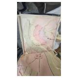 Geir Elevator Advertising, pictures, vintage Tablecloth